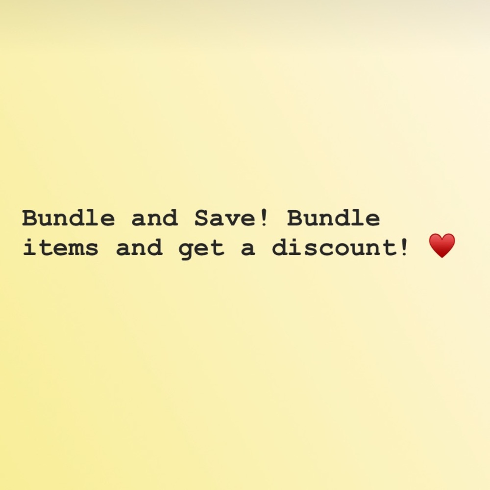 Bundle and SAVE!